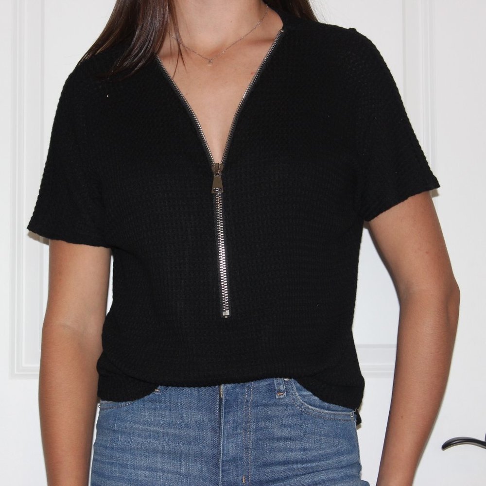 waffle zip top